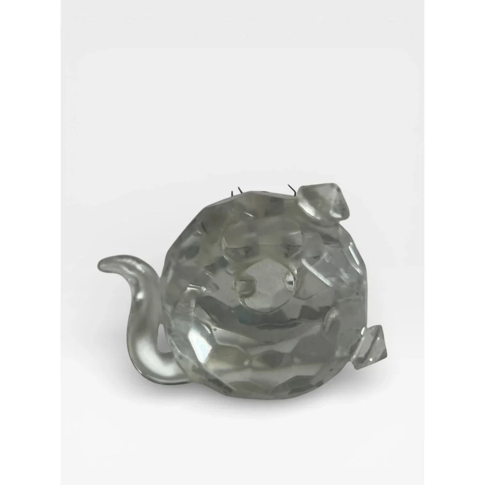 Faceted Crystal Glass Cat Figurine Collectible Prism Decor‎ 2